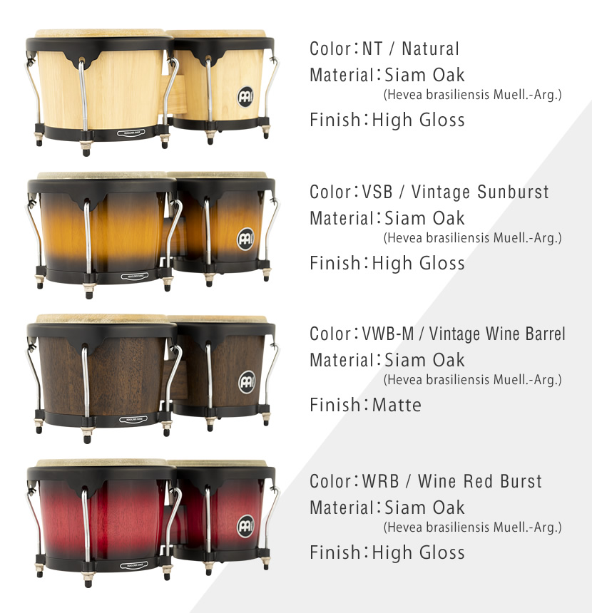 MEINL Percussion ヘッドライナーシリーズ ボンゴ HB100 + 純正スタンドセット〔HB100、THBS or  THBS-BK〕〔マイネル パーカッション〕 : hb100-thbs-set : サクラ楽器 Yahoo!ショッピング店 - 通販 -  Yahoo!ショッピング