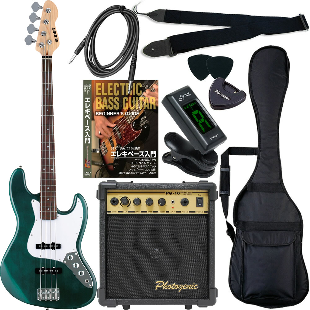 美品 初心者向けエレキベース Selder プレシジョンベース ブラック 虎柄 美品 初心者向けエレキベース Selder プレシジョンベース ブラック 虎