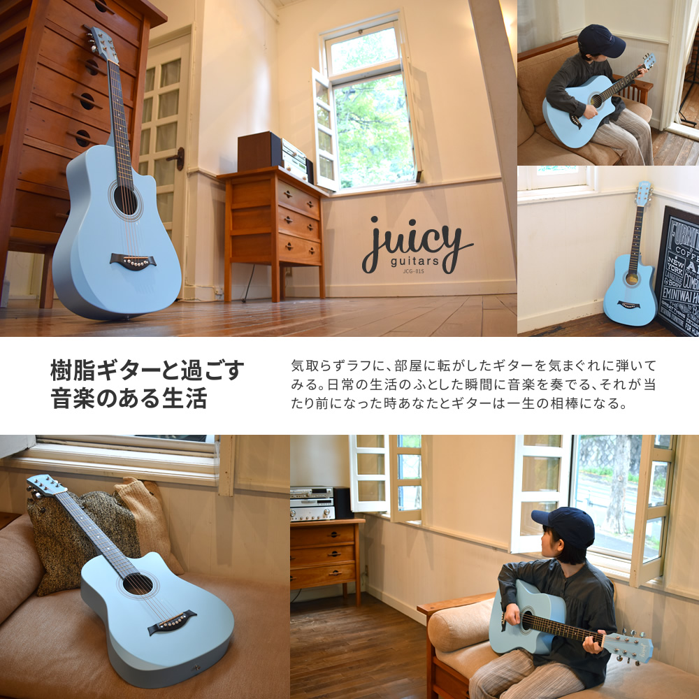 アコースティックギター 入門セット JUICY GUITARS JCG-01S