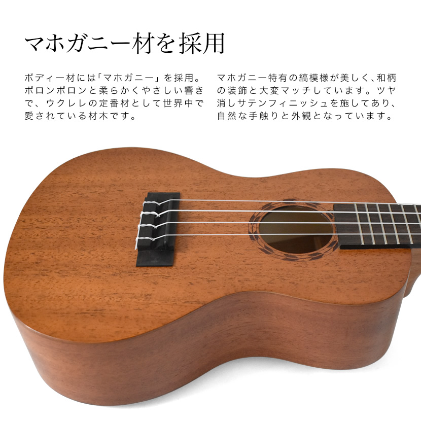 KALA 日本限定 ウクレレ 入門セット KA-J1C コンサートサイズ 