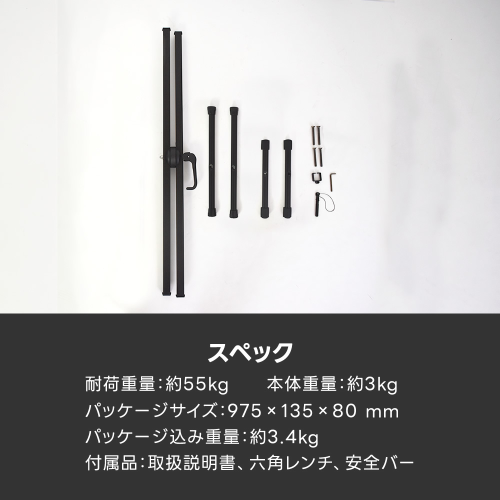 X型キーボードスタンド KYBS-S〔シングルレッグ〕〔無段階高さ調節