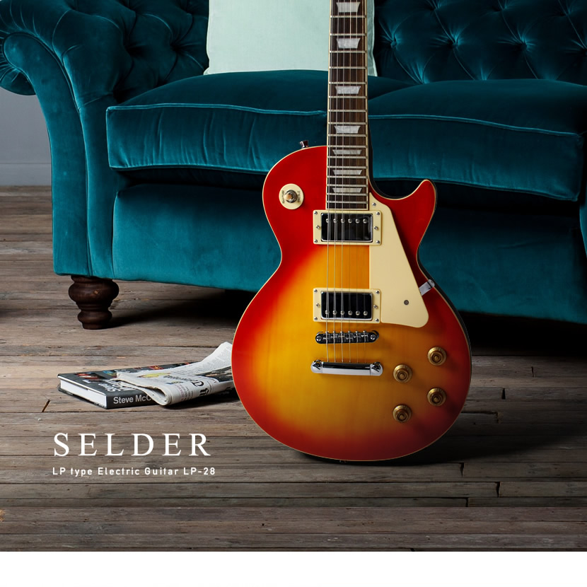 エレキギター レスポールタイプ SELDER LP-28 VOX PATHFINDER10