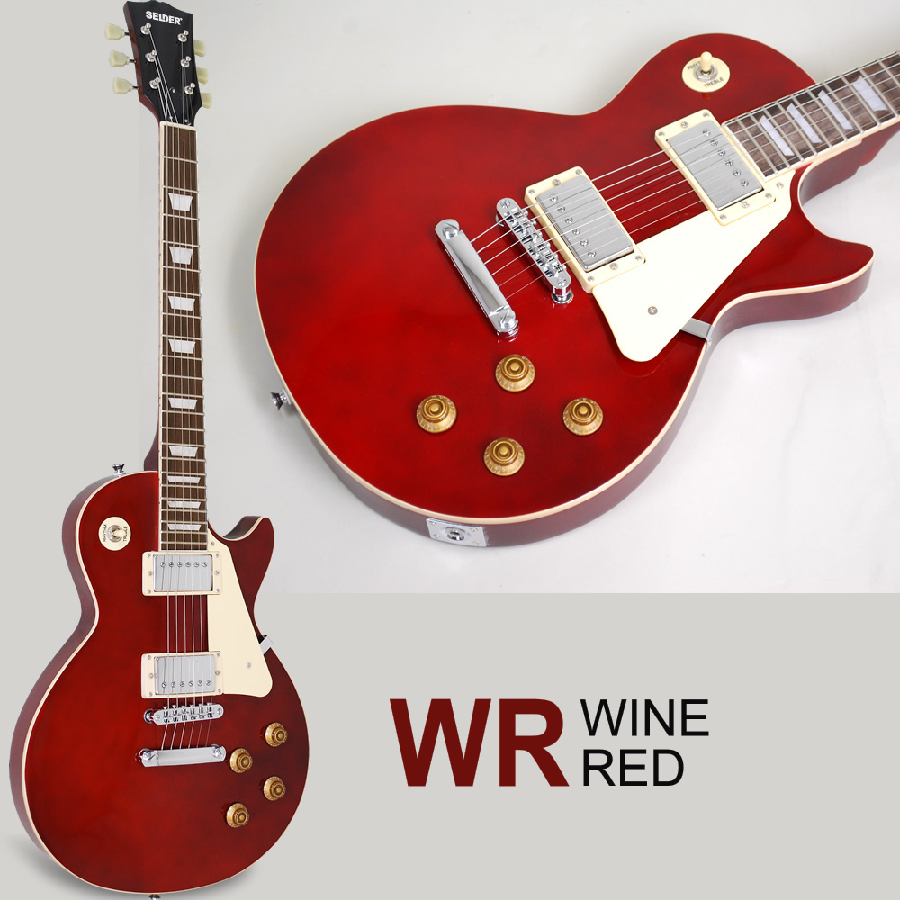 エレキギター レスポールタイプ SELDER LP-28 単品〔ソフトケース付属