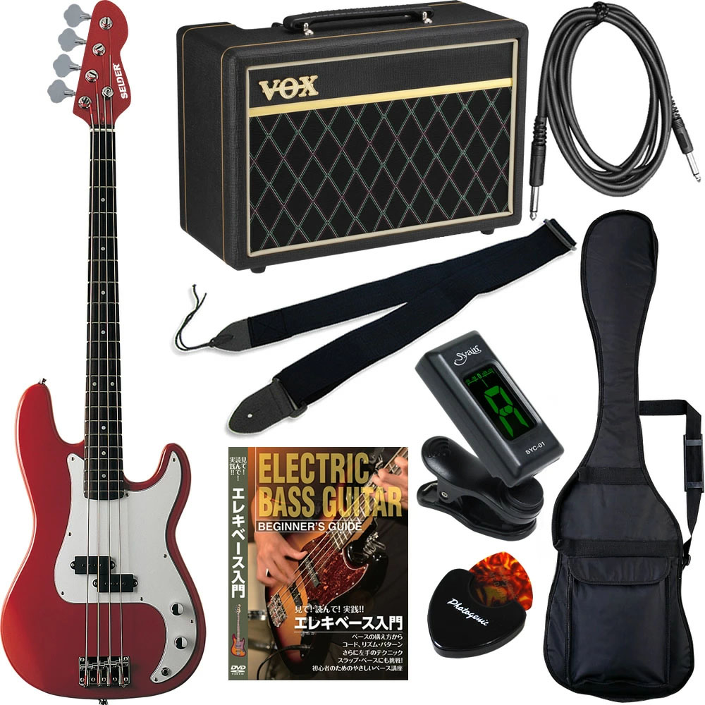 SELDER エレキベース PB-30/JB-30 VOX Pathfinder Bass 10 スーパー