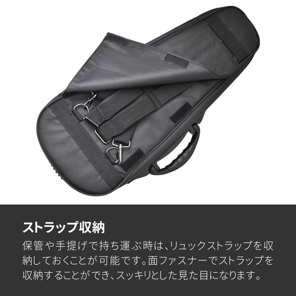 コンサートウクレレ用 セミハードケース SH-UKC〔SHUKC ウクレレ