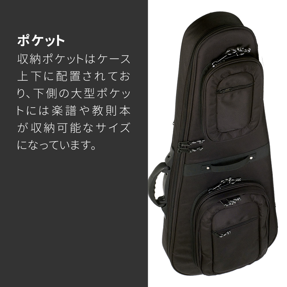 エレキギター用セミハードケース SHE-120 〔ギターケース ショルダー