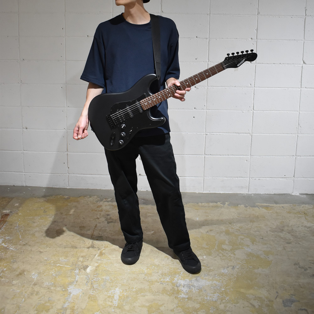 エレキギター ブラックマット仕様 SELDER STC-04 リミテッド