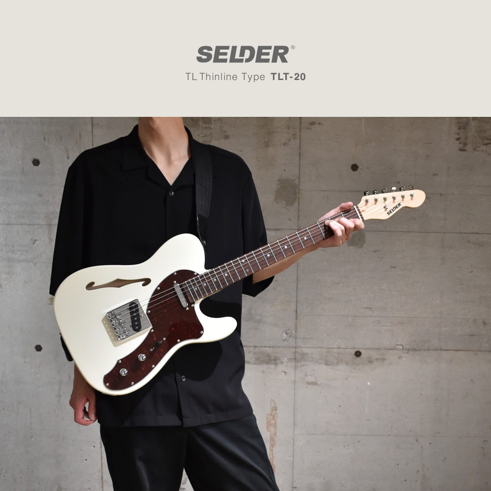 TLシンラインタイプ エレキギター SELDER TLT-20 ソフトケース