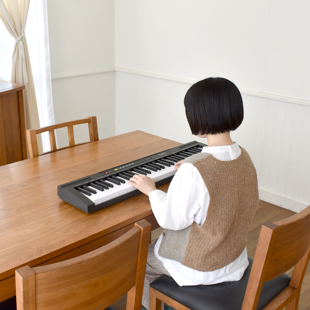 キーボード ピアノ 61鍵盤 超軽量スリム設計 TORTE TSDK-61 〔トルテ