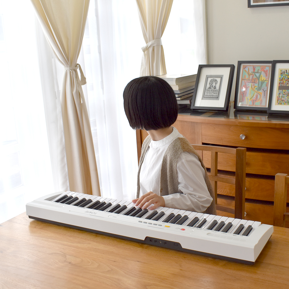 キーボード ピアノ 61鍵盤 超軽量スリム設計 TORTE TSDK-61 〔トルテ