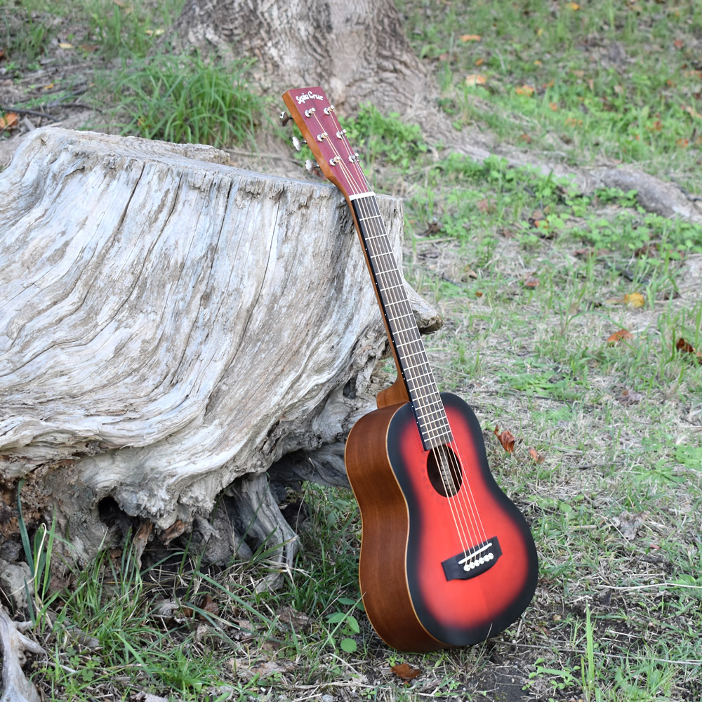 Sepia Crue アコースティックギター ギターケース付き ミニギター Sepia Crue W-60 ソフトケース付き〔 アコースティック