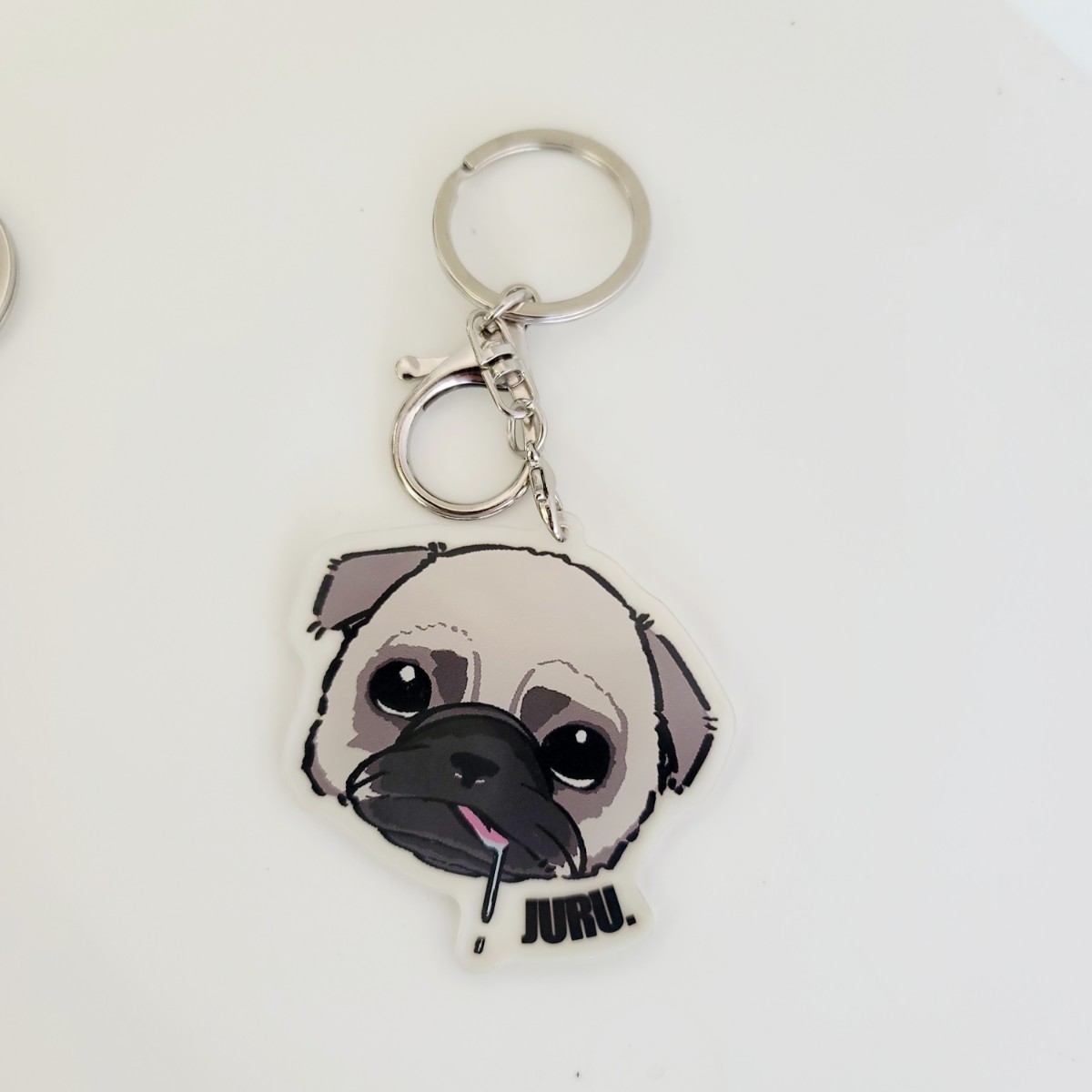 キーホルダー 犬 ハスキー トイプードル シベリアンハスキー パグ雑貨