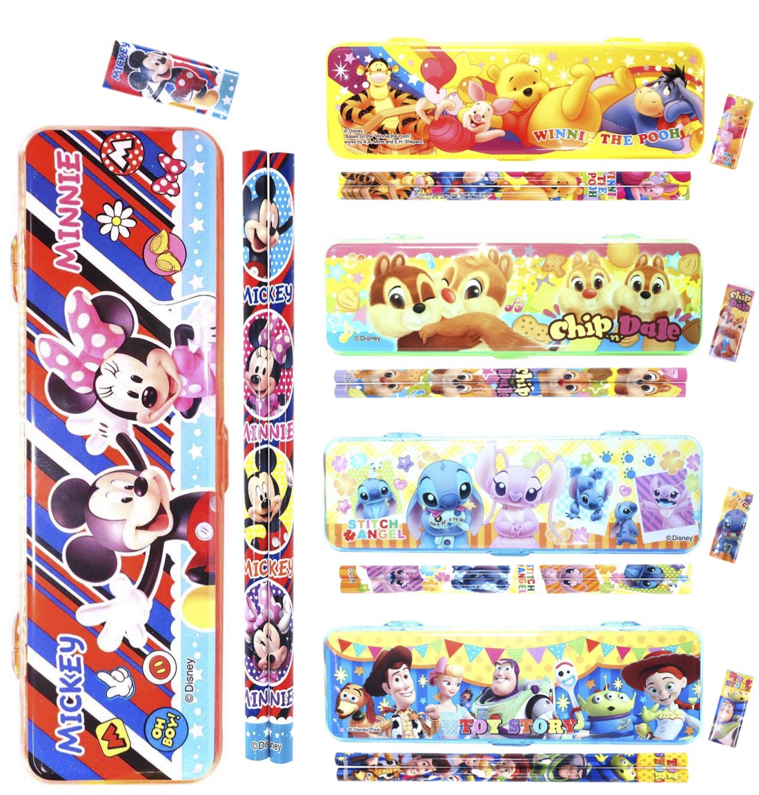 Disney（ディズニー） ディズニー文具入りプラペンケース 景品 粗品