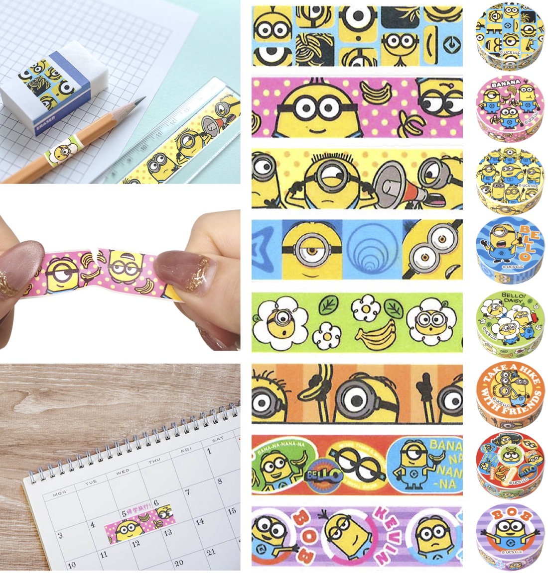 ユ*ナ様 ［新品・12点セット・おまけつき］海外マスキングテープ 特殊