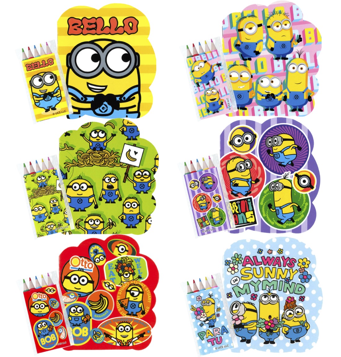 MINIONS（ミニオンズ） ミニオンズぬりえセット ぬり絵 文具 色塗り