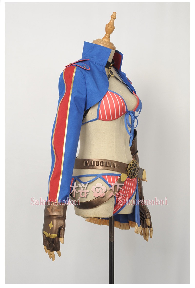 Fate Grand Order コスプレ 宮本武蔵 水着 風 みやもとむさし コスプレ衣装 Fgo フェイト グランドオーダー Xm005 コスプレ衣装専門店 桜の恋 アニメコスプレ衣装 通販