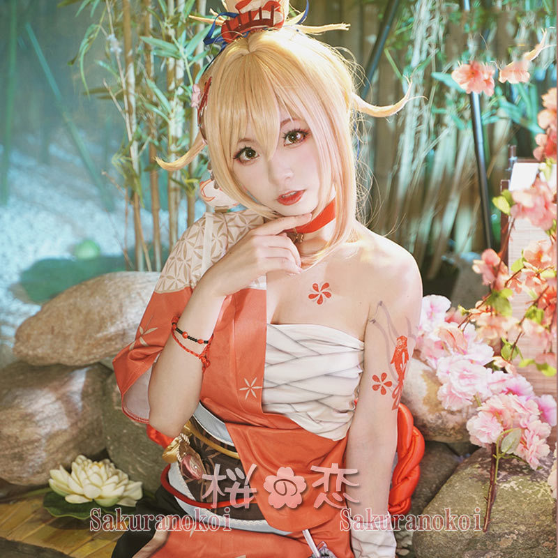 原神 げんしん genshin 稲妻 宵宮 よいみや コスプレ 衣装 cosplay