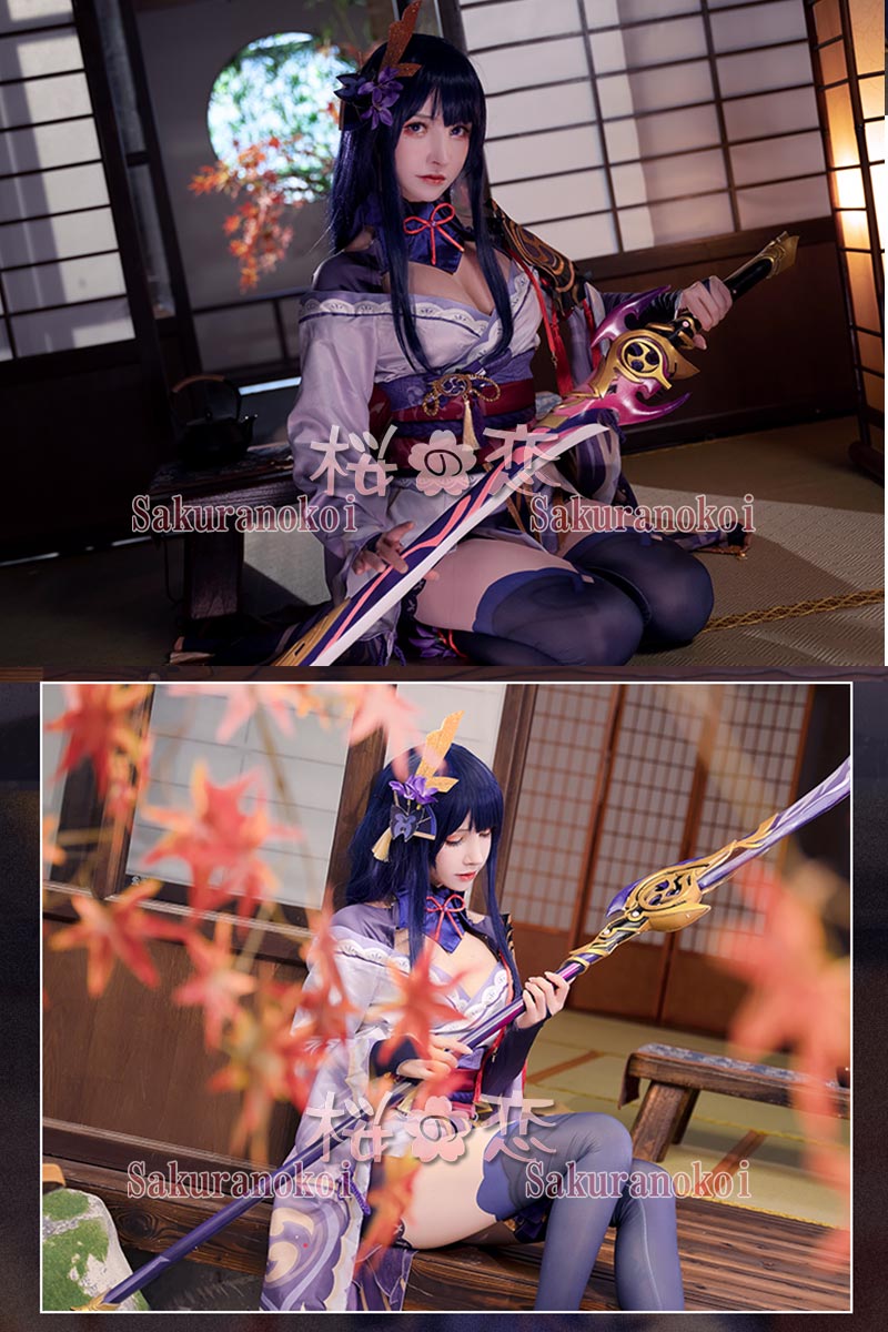 原神 げんしん genshin 稲妻 雷神バアル 雷電将軍（らいでんしょうぐん）コスプレ 衣装 cosplay イベント パーティー コスチューム  変装 仮装 mg091-家電製品、ネイル用品、アウトドア、旅行用品、生活用