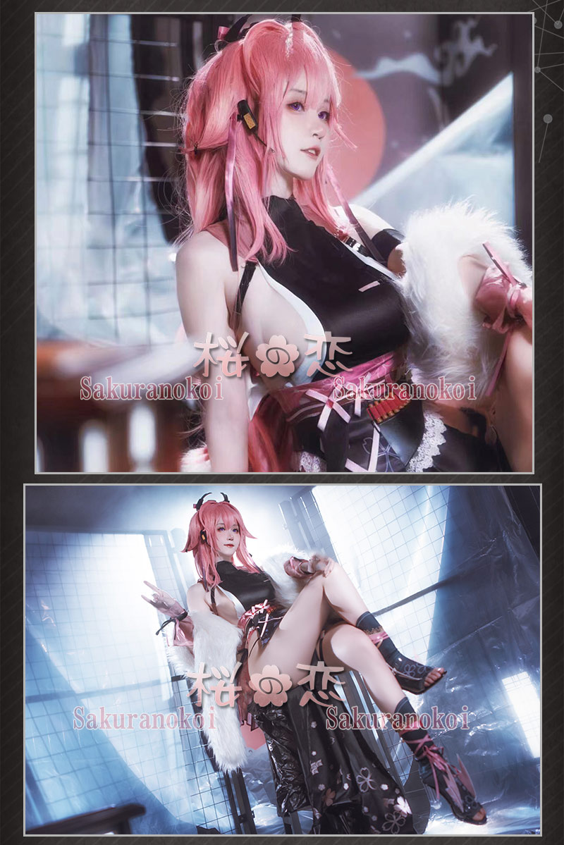 原神 げんしん genshin Eula 稲妻 八重 神子 やえ みこ Miko Yae 同人 ハロウィン コスプレ 衣装 cosplay イベント  パーティー コスチューム 変装 仮装 uw1646-コスプレ衣装専門店桜の恋、アニメ コスプレ衣装 通販