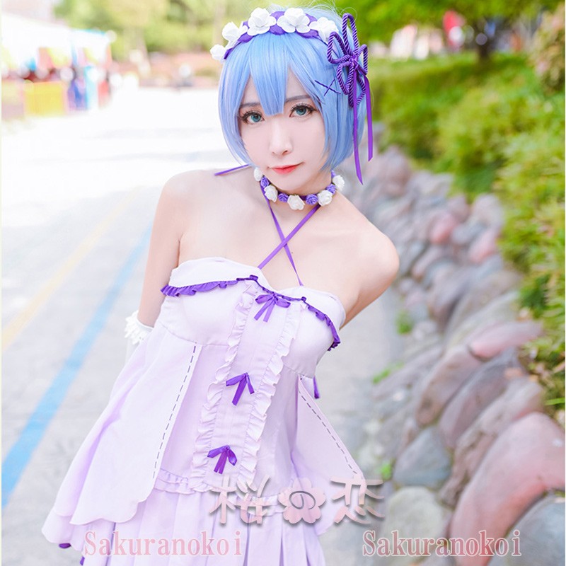 Re ゼロから始める異世界生活 レム バースデーケーキ風コスプレ衣装 Cosplay イベント パーティー コスチュームuw525 Uw525 桜の恋 通販 Yahoo ショッピング