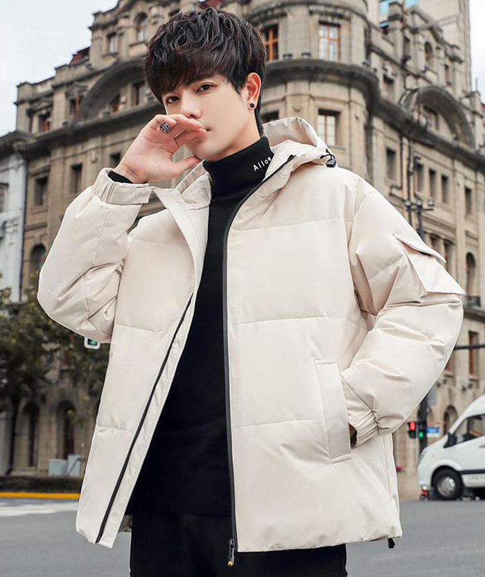 ください ダウンコート メンズ ショート丈 ダウン メンズファッション アウター