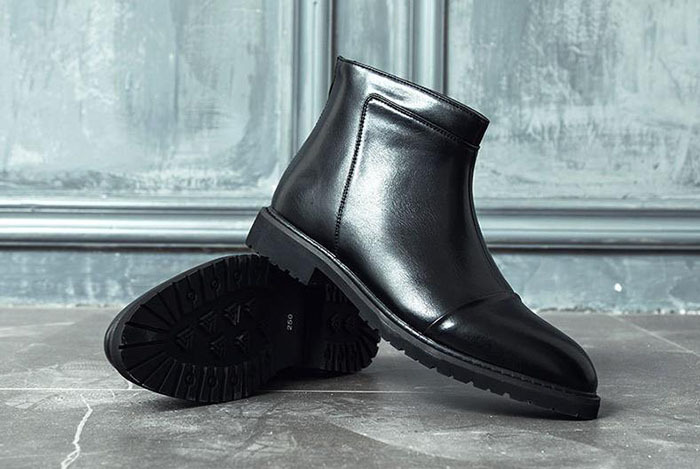 週間売れ筋 ショートブーツ メンズ ワークブーツ ハイカット 秋冬 大きいサイズ 紳士靴 靴 シューズ モックトゥブーツ フェイクレザー ワークブーツ カラー ブラック Hassoncaterers Com