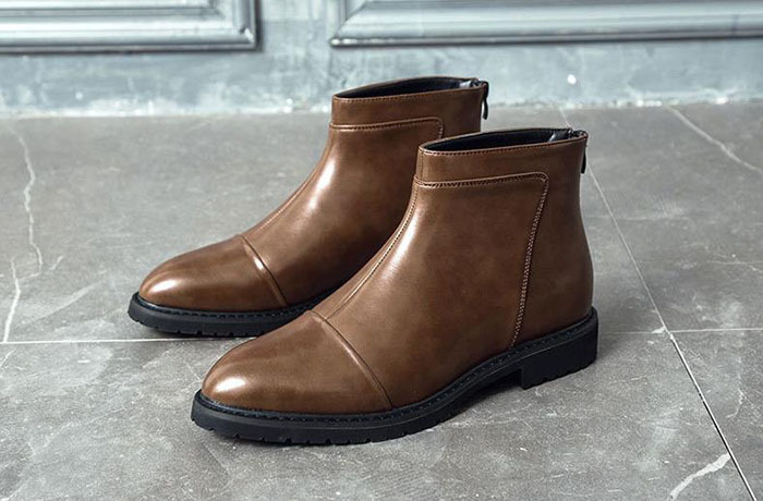 週間売れ筋 ショートブーツ メンズ ワークブーツ ハイカット 秋冬 大きいサイズ 紳士靴 靴 シューズ モックトゥブーツ フェイクレザー ワークブーツ カラー ブラック Hassoncaterers Com