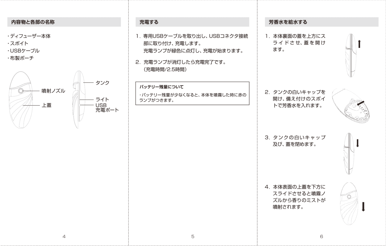 水素発生機能付きポータブルアロマディフューザー｜Platinum H プラチナアッシュ : sakura001 : 桜サイエンスビューティー - 通販  - Yahoo!ショッピング