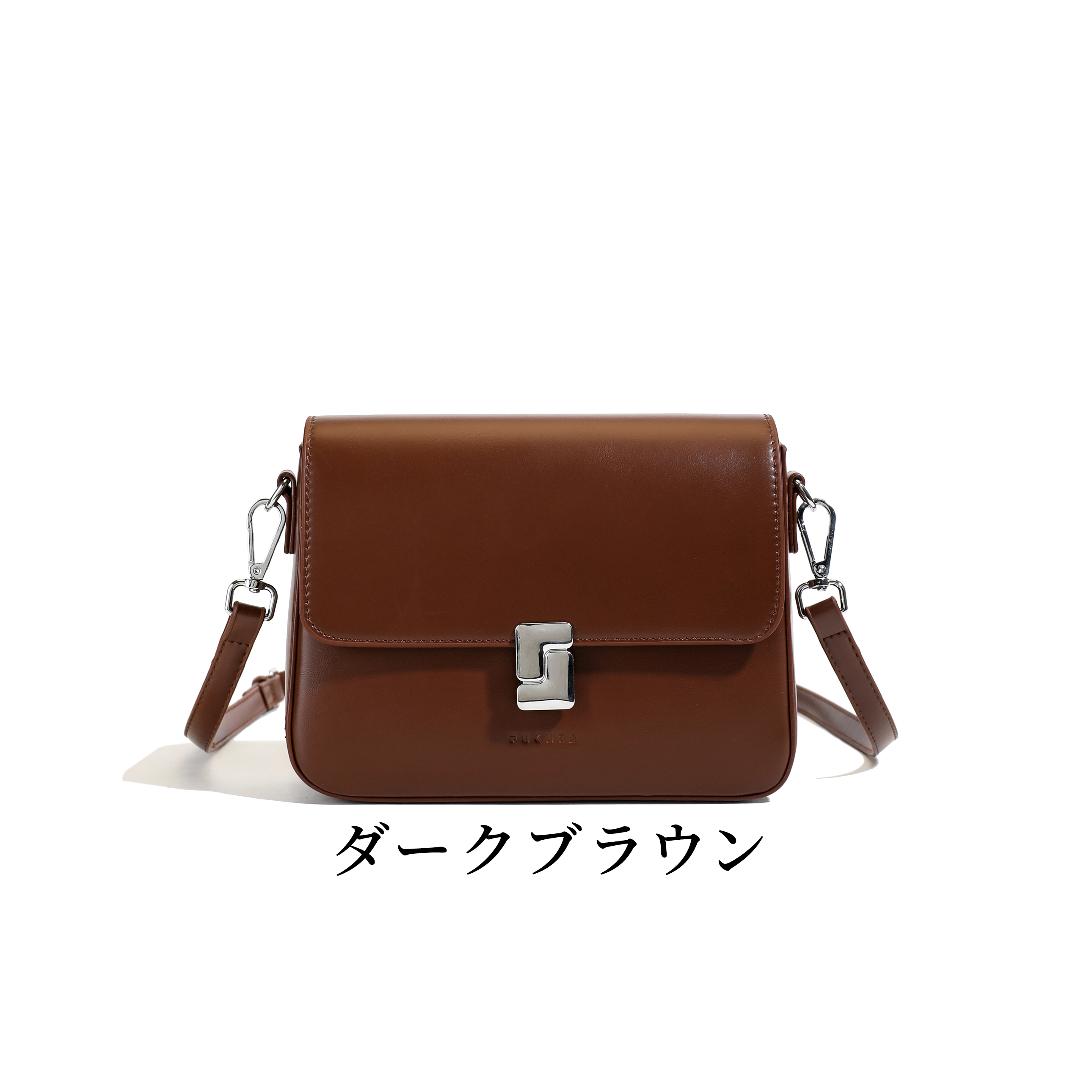 ショルダーバッグ ダークブラウン 楽天市場】本革 ショルダーバッグ ミニショルダー 箱型 ダーク