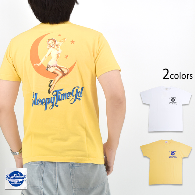 半袖Tシャツ「SLEEPY TIME GAL」 BUZZ RICKSON'S BR79624
