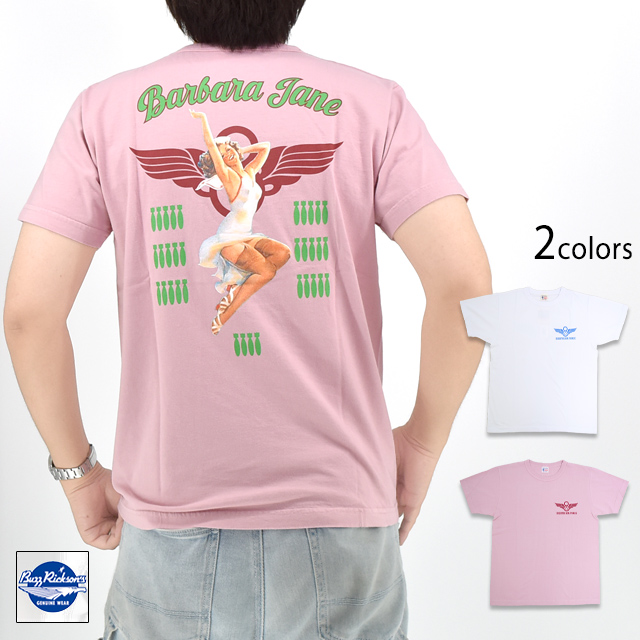 バズリクソンズ　ピンナップミリタリープリントＴシャツ BUZZ RICKSON'S(バズリクソンズ) ミリタリープリントTシャツ GIL