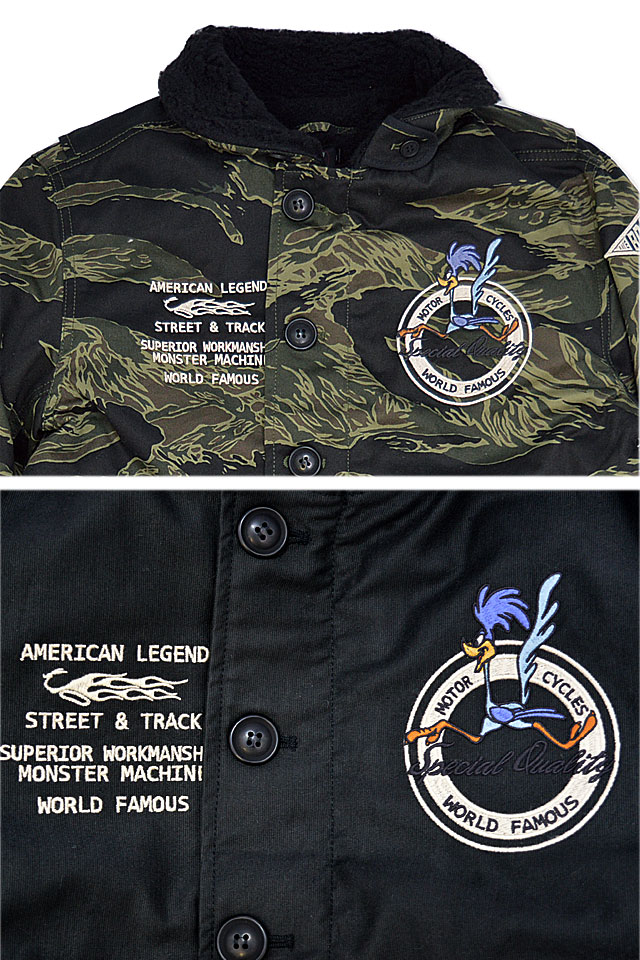 BR×LOONEYコラボ N-1デッキジャケット The BRAVE-MAN LTB-2212