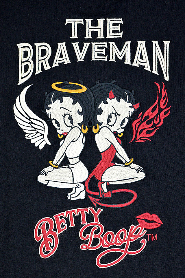 BR×BETTYコラボ 天竺ロングTシャツ The BRAVE-MAN BBB-2303 ブレイブ 