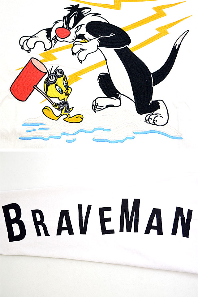BR×LOONEYコラボ 天竺ロングTシャツ The BRAVE-MAN LTB-2315 ブレイブ
