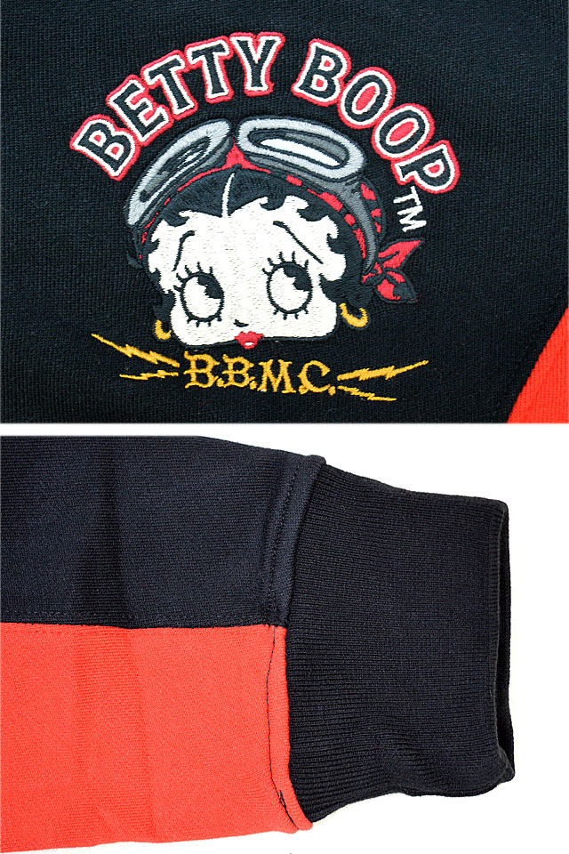 BR×BETTYコラボ 裏毛フルジップパーカー The BRAVE-MAN BBB-2353