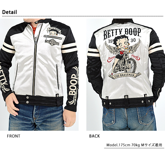 ジャケット・アウター betty BR×BETTYコラボ ボンディングライダースジャケット The BRAVE