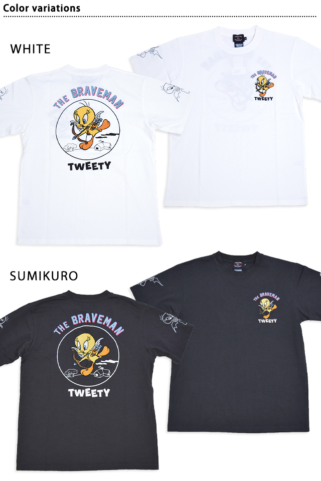 BR×LOONEYコラボ 天竺半袖Tシャツ The BRAVE-MAN LTB-2406 ブレイブ