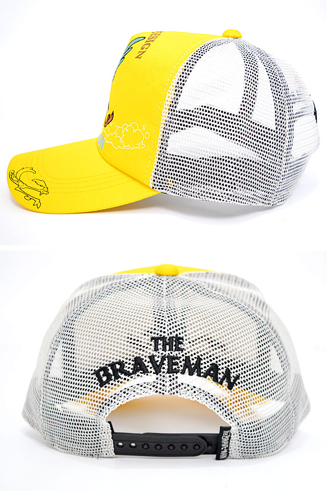 BR×LOONEYコラボ ツイルメッシュキャップ The BRAVE-MAN