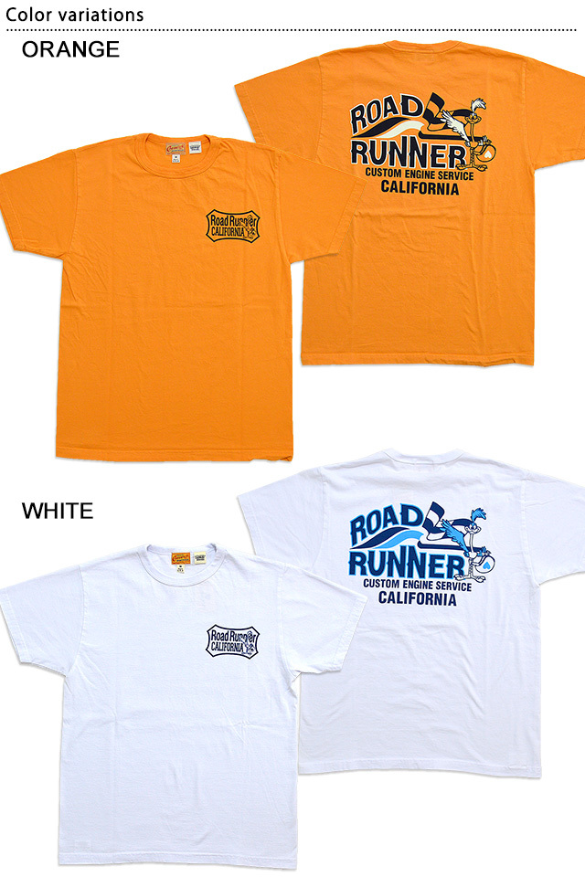 ROAD RUNNER半袖Tシャツ「CUSTOM ENGINE SERVICE」 Cheswick CH78764