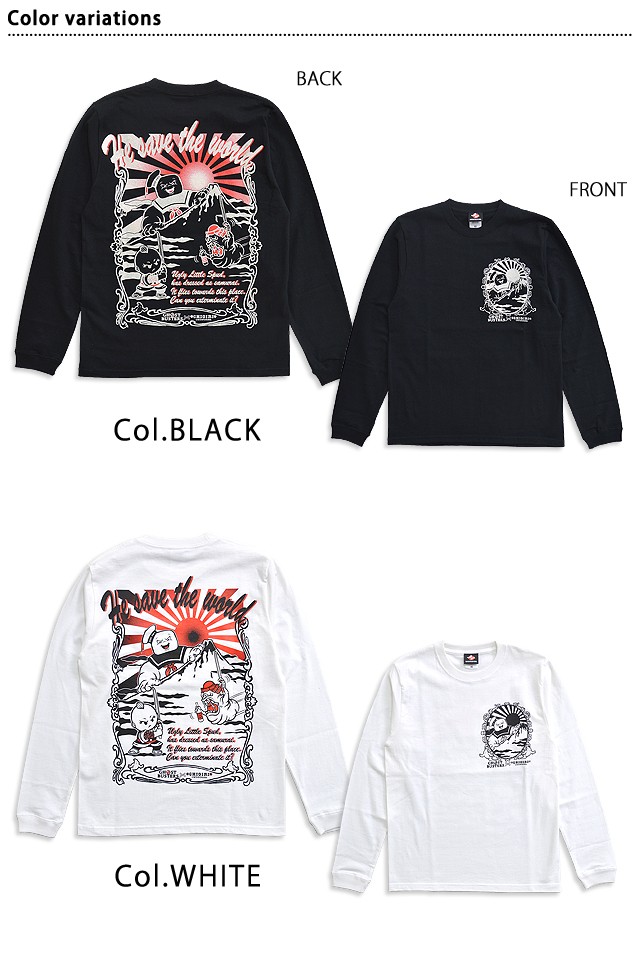 ゴーストバスターズ×CHIGIRI Wネーム侍長袖Tシャツ CHIGIRI レディース 和柄 ロンT マシュマロマン ゴーストバスターズ×CHIGIRI Wネーム侍長袖Tシャツ CHIGIRI