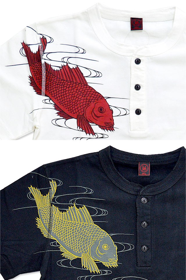 CROPPED HEADS 海老鯛半袖Tシャツ クロップドヘッズ 和柄 和風