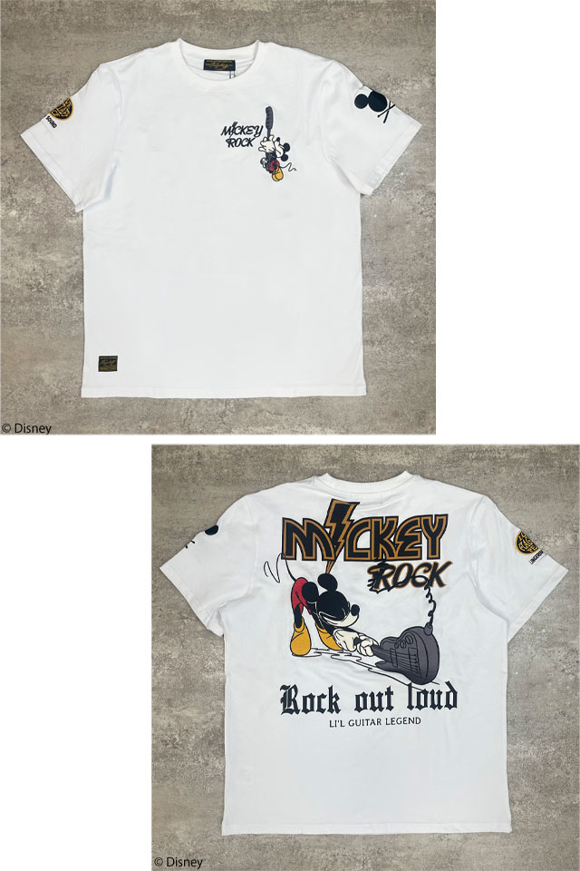 フラッグスタッフ×ミッキー ミッキーロック半袖Tシャツ Flagstaff