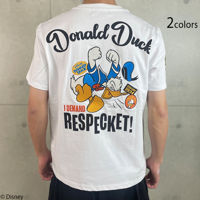 フラッグスタッフ×ミッキー ドナルドダック半袖Tシャツ Flagstaff