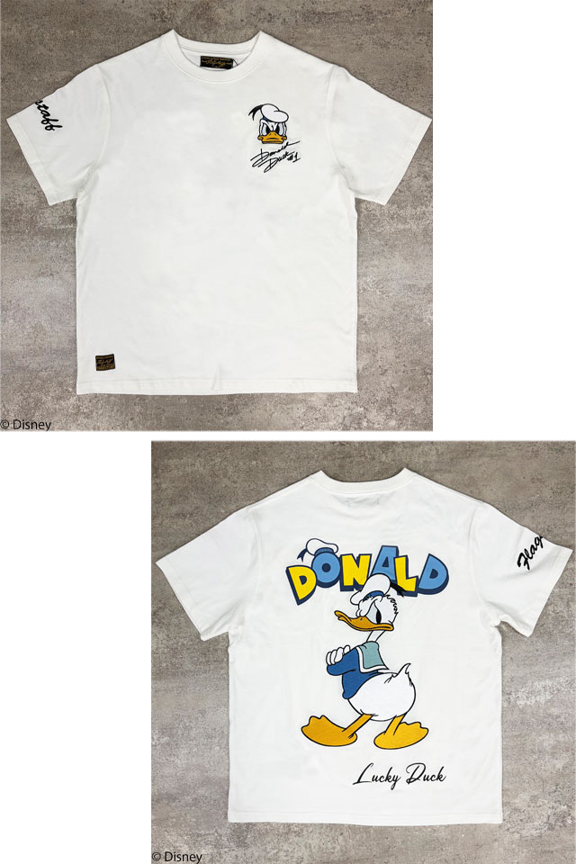 フラッグスタッフ×ミッキー ラッキーダック半袖Tシャツ Flagstaff