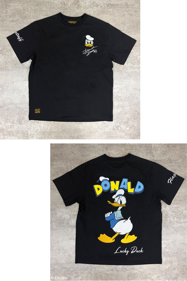 フラッグスタッフ×ミッキー ラッキーダック半袖Tシャツ Flagstaff
