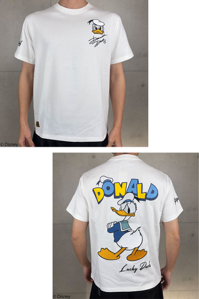 フラッグスタッフ×ミッキー ラッキーダック半袖Tシャツ Flagstaff