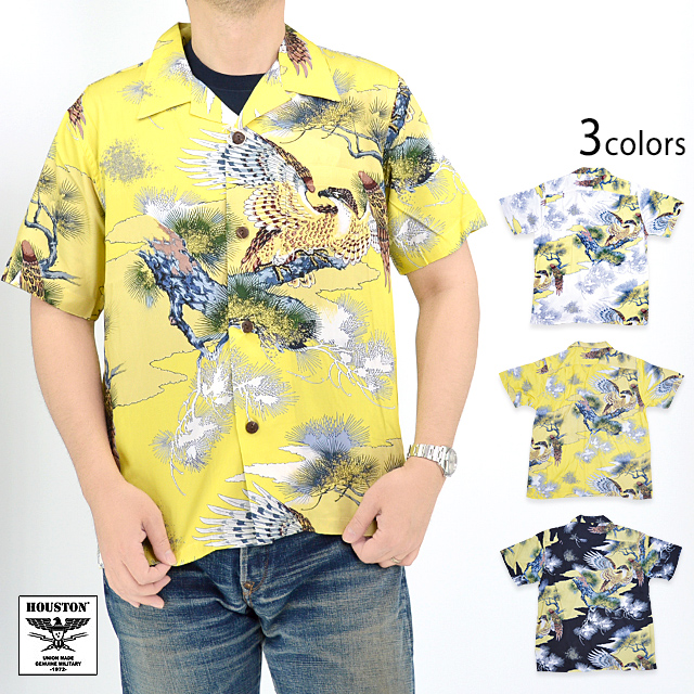 アロハシャツ「鷹」 HOUSTON 41108 ヒューストン 和柄 和風 ハワイアン タカ アロハシャツ「鷹」 HOUSTON 41108 ヒューストン 和柄 和風 ハワイアン