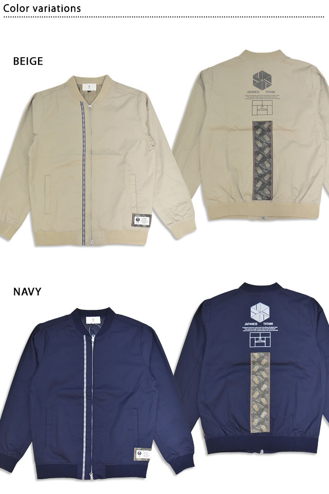 畳のヘリブルゾン 喜人 KJ-52805 和柄 和風 きじん たたみ : サクラ