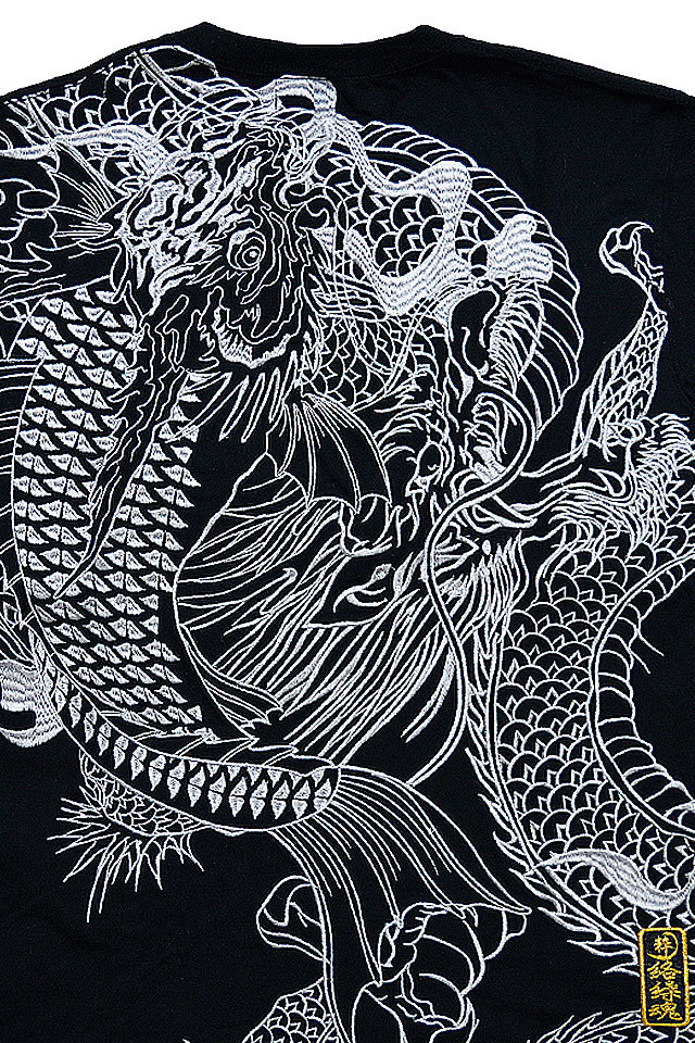 T-龍トラ様 Ace スカジャン ACE 虎柄 龍柄 刺繍スカジャン メンズ