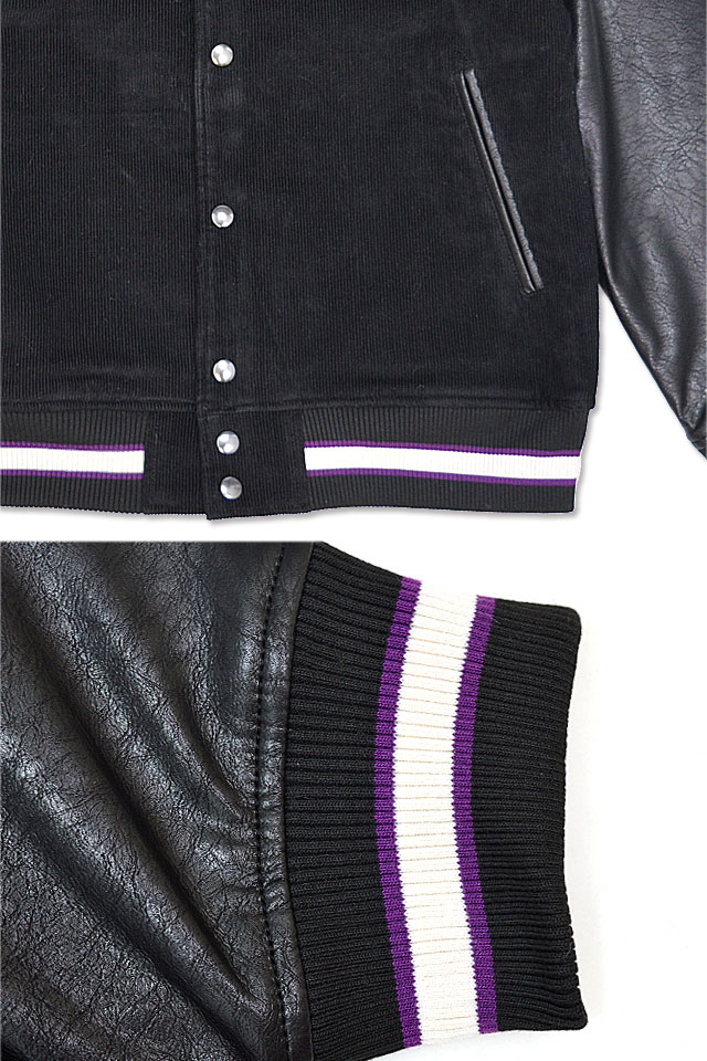 抜刀娘 凛スタジャン 224046 和柄 和風 刺繍 スタジアムジャンパー